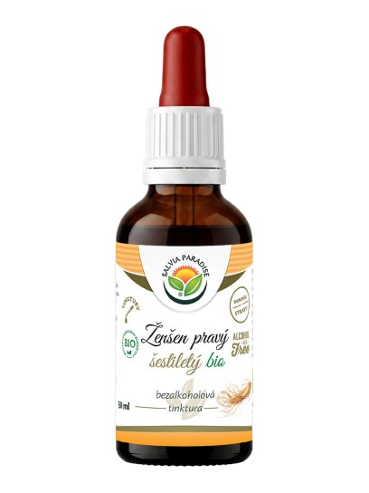 Ženšen pravý 6letý AF tinktura BIO 50 ml