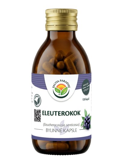 Eleuterokok ostnitý - sibiřský ženšen kapsle 120 ks