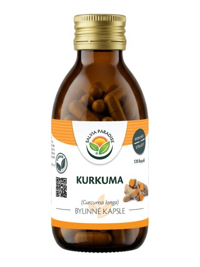 Kurkuma kapsle 120 ks