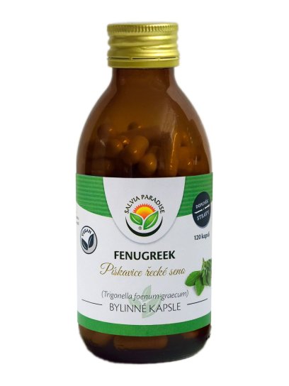 Pískavice - Fenugreek kapsle 120 ks