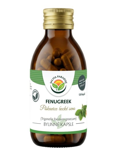 Pískavice - Fenugreek kapsle 120 ks