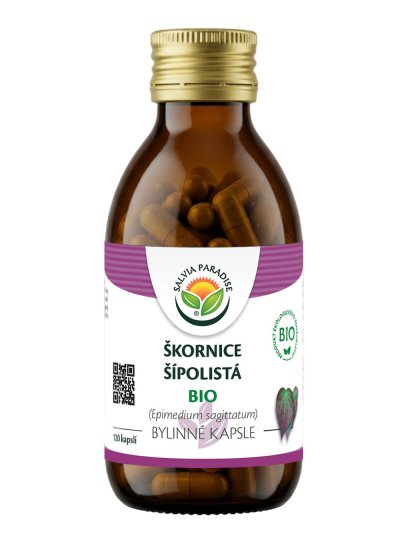Škornice - Epimedium sagittatum kapsle BIO 120 ks
