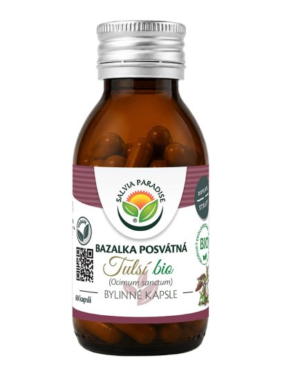 Tulsí - bazalka posvátná kapsle BIO 60 ks